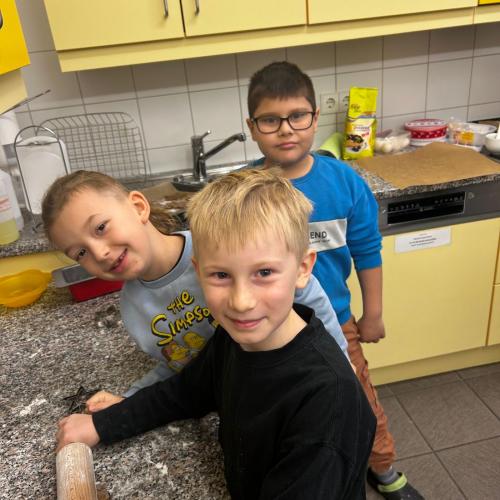 in der Weihnachtsbäckerei