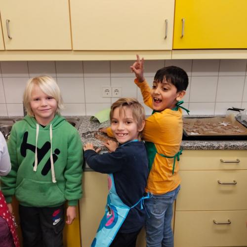 in der Weihnachtsbäckerei